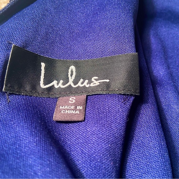 In the Spotlight Navy Blue Sequin Bodycon Dress - Picture 9 of 10